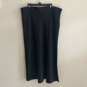 H&M Black Slip Skirt Size Large